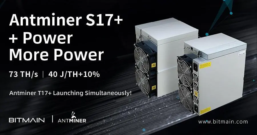 Доходность Antminer S17+, технические характеристики